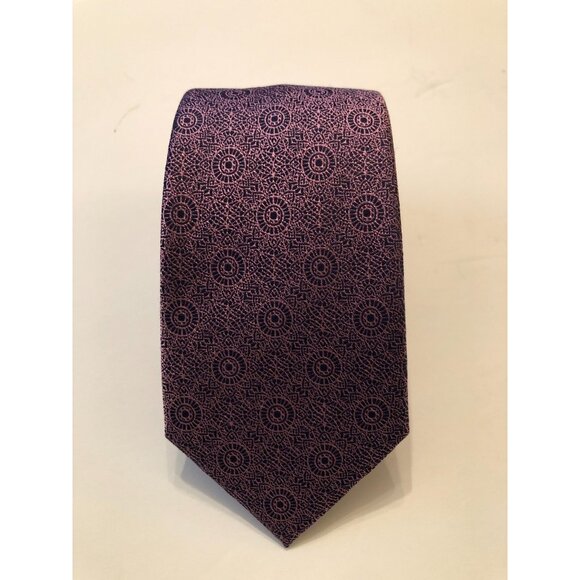 joseph abboud men's new purple 100%silk tie 3" X 61"